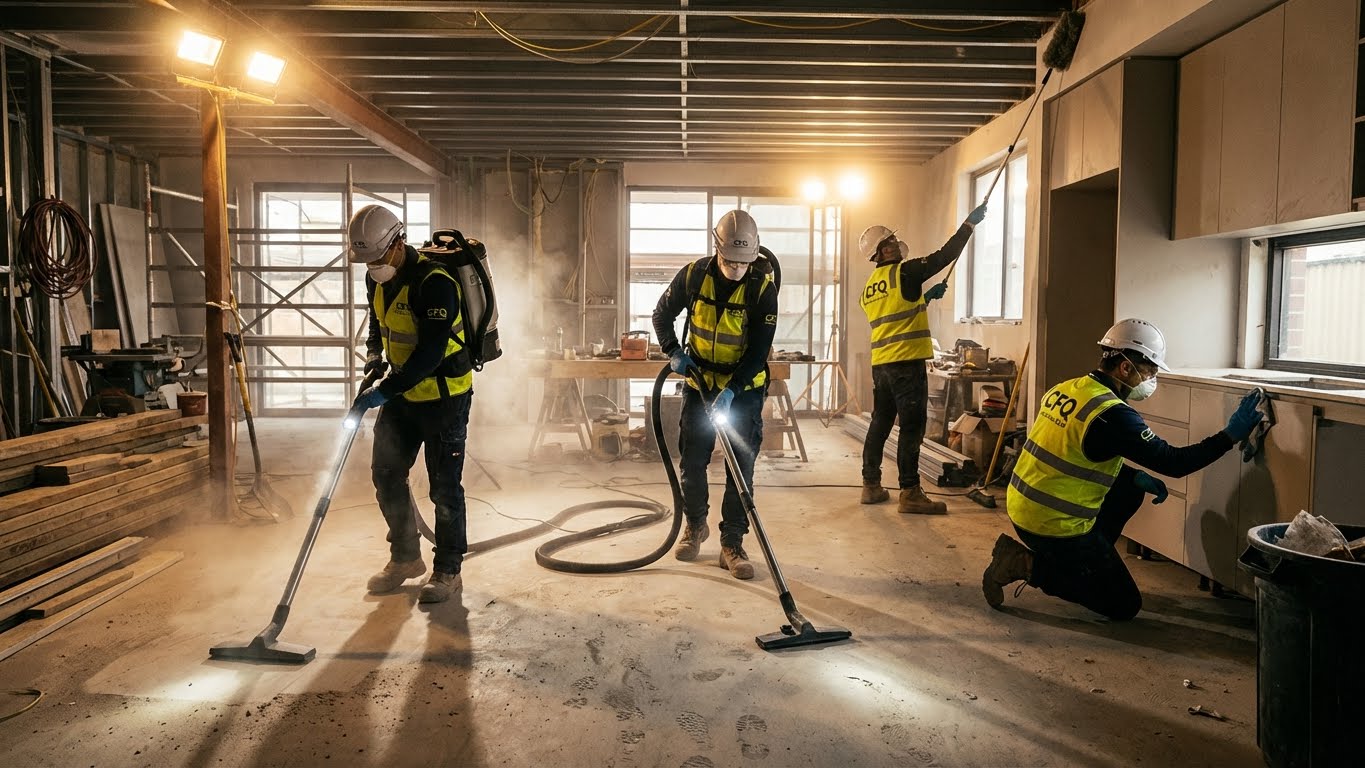 Construction Site Cleaning services Queensland - Professional construction site cleaning Brisbane Gold Coast